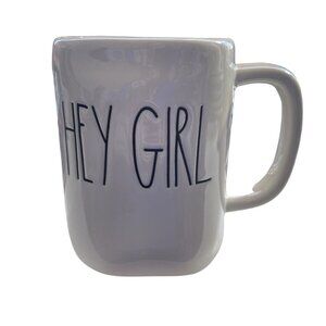Rae Dunn Hey Girl Artisan Collection by Magenta Coffee Mug Pink interior